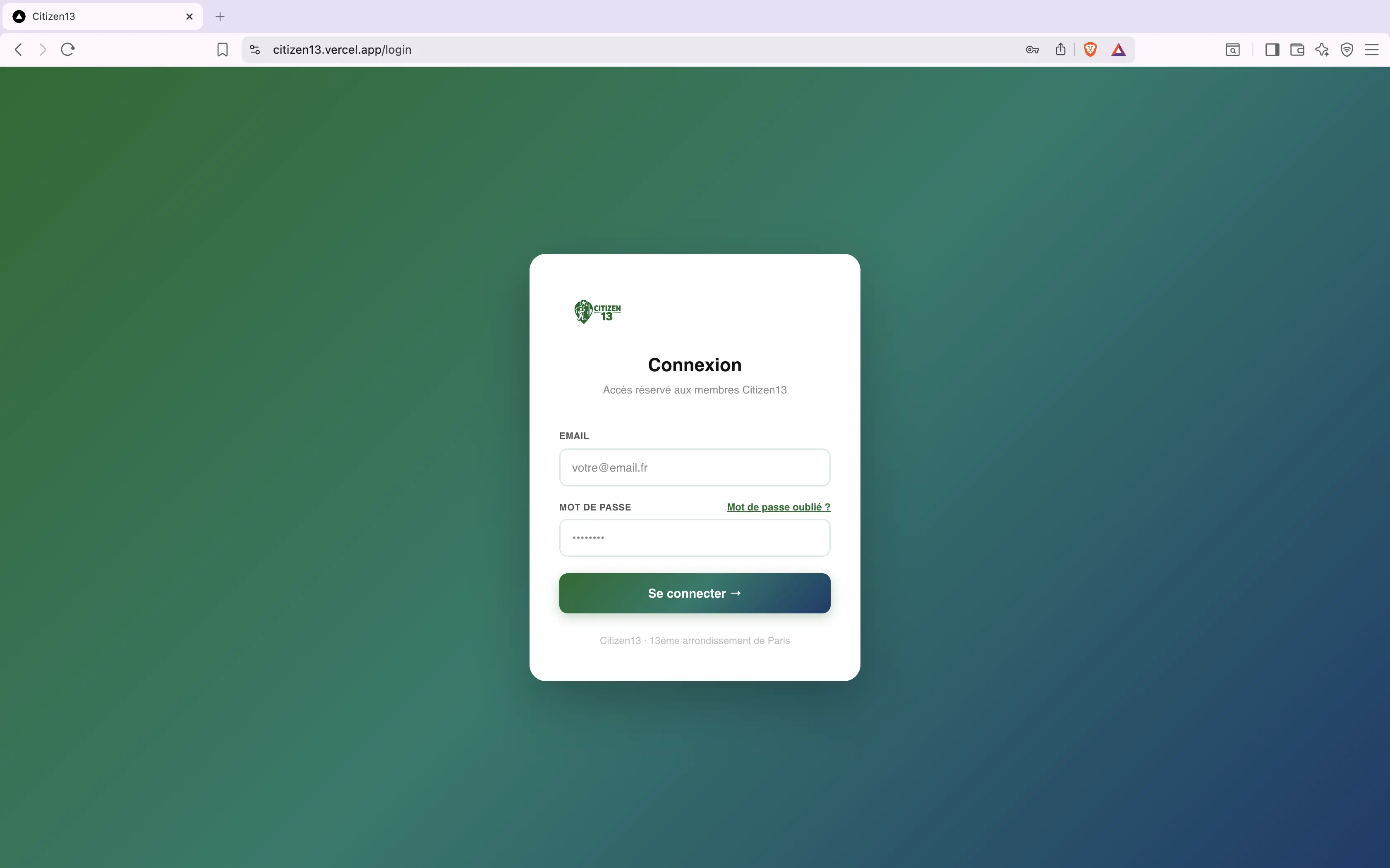 Capture d’écran du projet Citizen-13